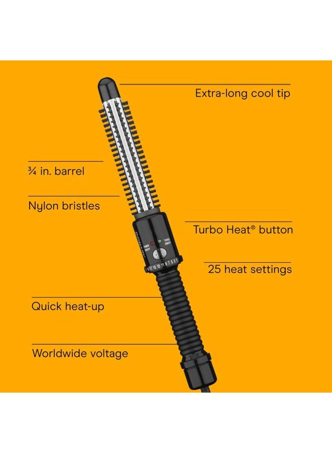CONAIR Instant Heat Styling Brush, 3/4-Inch - Image 2